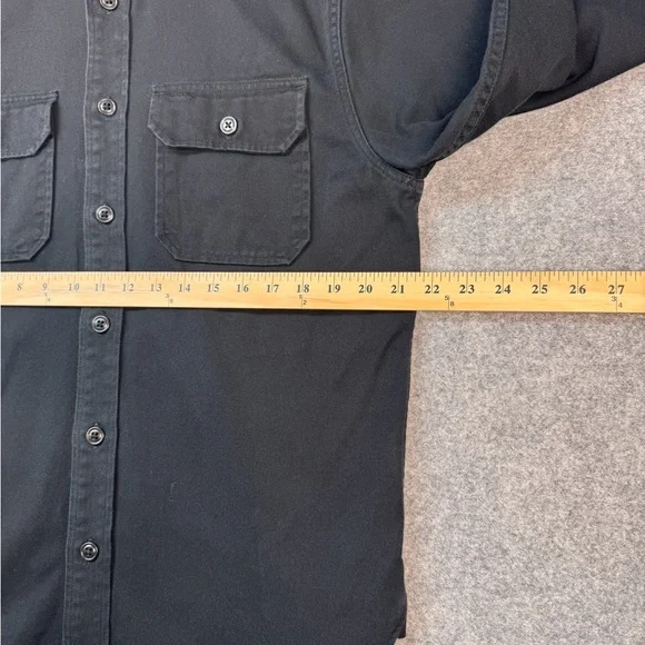 Filson Black Casual Button Down Shirt - Picture 4 of 11